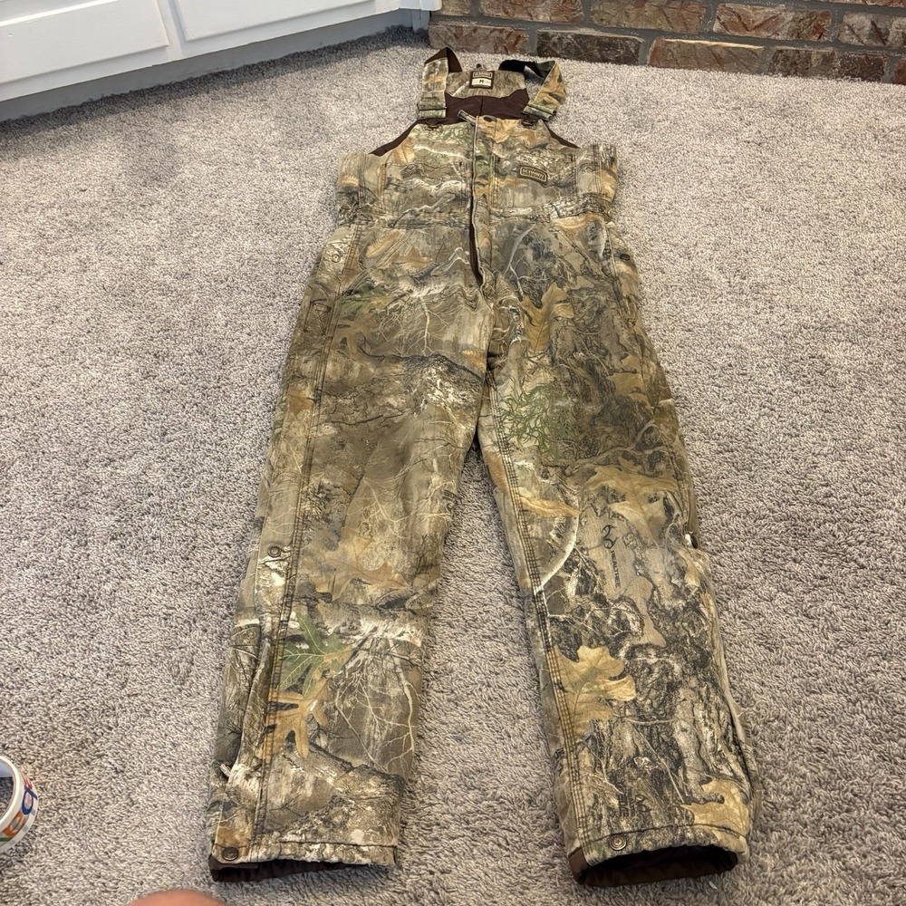 CE Schmidt Workwear Camo Overalls Bibs Insulated Hunting Outdoors Mens Medium M